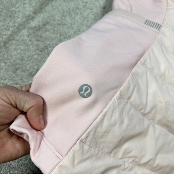 Lululemon Women’s Goose Down Feathers for It All Vest Full Zip in Pink Mist 6 - Picture 9 of 16